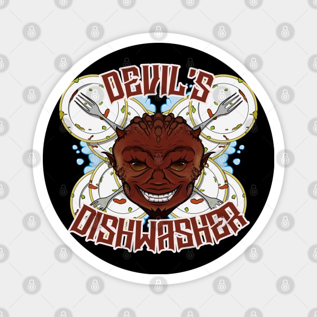 Devil's Dishwasher Magnet by RampArt